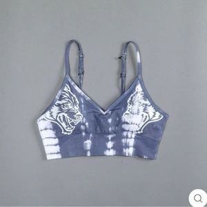 DARC SPORT “ UNTIL VALHALLA” NORSE BLUE SERPENT SPORTS BRA ~ LARGE
